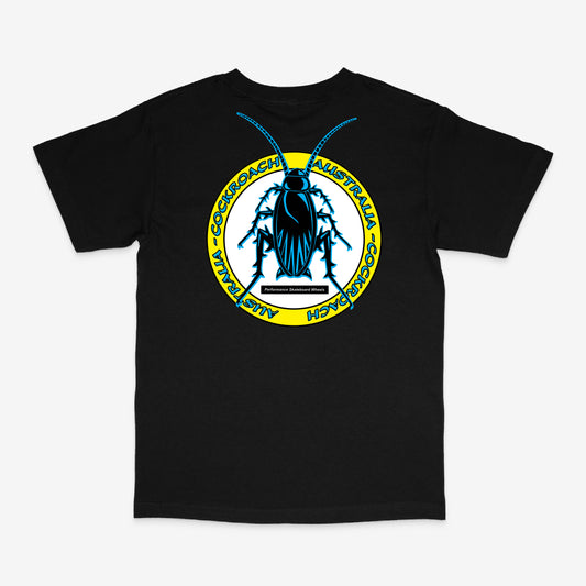 CLASSIC LOGO TEE Black Blue/Yellow